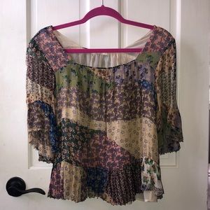 Bohemian Anthropologie Blouse
